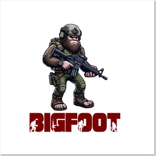 Tactical Bigfoot Posters and Art